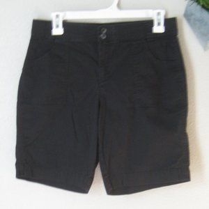 Charter Club Comfort Waist Classic Shorts Black Size 4